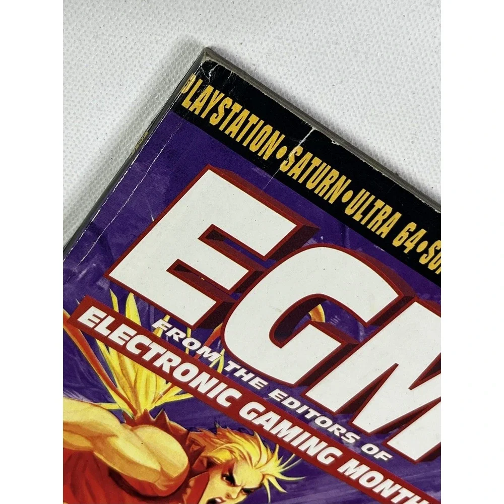 EGM2 Magazine Lot Of 2 1995 1996 Street Fighter Alpha Video Games Vintage Ryu